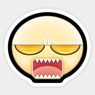 ANGRY STICKER IN SOCIAL NETWORK Sticker